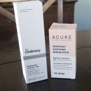 Acure Serum Stick & The Ordinary Hydrator